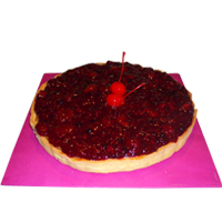 Berry Almond Tart Cake